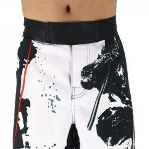 Trending Custom Made Fight Grappling Shorts <b>Make</b> <b>Your</b> <b>Own</b> Mma Shorts High Quality Custom Sublimation Wholesale Men Mma Short OEM - Product Image 6