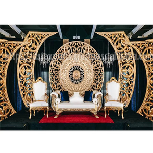 Panneaux laser décoratifs d'extérieur pour cérémonie Haldi Mehendi Cadres de style pakistanais personnalisés Facilement assemblés Theam France USA - Product Image 4