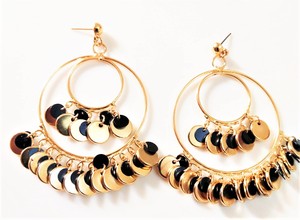 Boucles d'oreilles créoles tendance à motifs floraux originaux en perles de rocaille, faites à la main, géométriques, tie-dye, pour femmes, à bas prix, vente en gros, nouveauté - Product Image 2