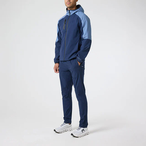 Nouvelle mode Ensemble de survêtements coupe-vent en nylon réfléchissant Sweat-shirt Streetwear deux pièces avec veste grande taille au design imprimé - Product Image 1