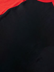 เสื้อยืดถักผ้าฝ้าย100% สำหรับทุกเพศเสื้อแขนแร็กแลนแบบลำลองสำหรับผู้ใหญ่โลโก้ตามสั่งไม่ยับ - Product Image 4