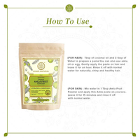 Khadi Poudre de Fruit Amla Biologique Naturel-100% Naturel-100g