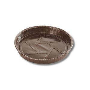 Plat de cuisson rond jetable écologique à revêtement multicouche, résistant au four et antiadhésif, pour la préparation de tartes et de gâteaux - Product Image 1