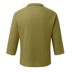 OEM Ensembles de chemise de haute qualité avec demi fermeture à glissière et col design pour hommes vente en gros Ensembles de chemise respirante pour hommes nouvel arrivage dans la rue principale - Product Image 3