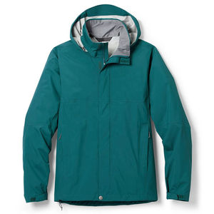 Chaqueta Impermeable con Capucha de Lona, Transpirable, Ligera, Antibacteriana, con Letras, para Uso en Exteriores, Invierno, Ropa de Calle, Nailon - Product Image 1