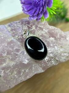 Black Onyx 925 <b>Silver</b> <b>Pendant</b> Handmade Boho Protection Necklace Spiritual Healing Jewelry Gift <b>For</b> Women <b>Men</b> - Product Image 5