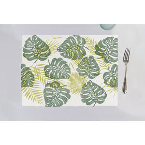 Nappe blanche 30x40cm 40gsm à motif Monstera, papier professionnel, 1000 pièces, B2B - Product Image 1