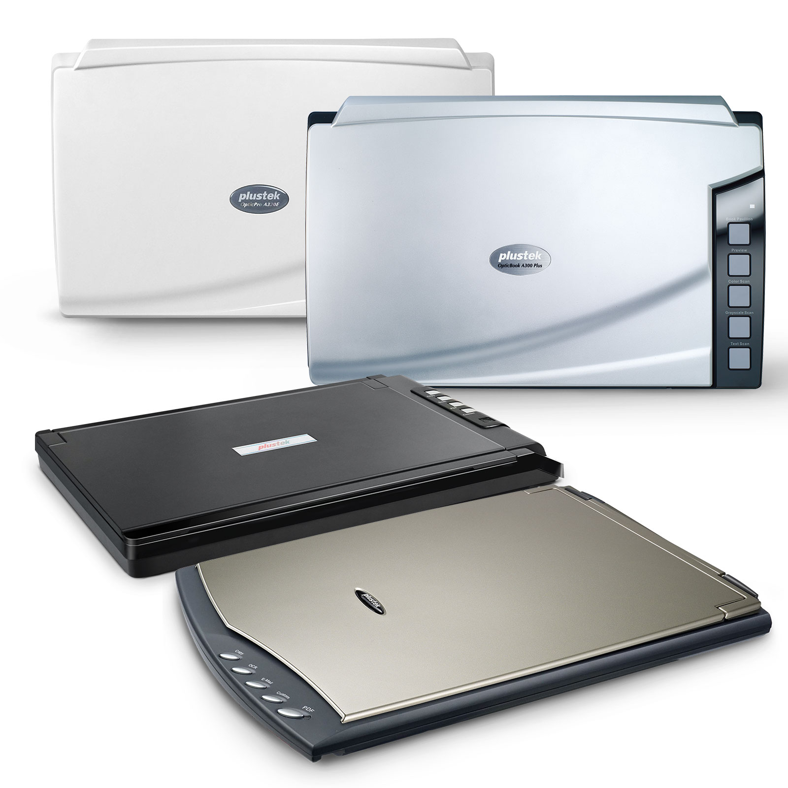 Plustek A3 A4 A5 Flatbed Scanner - เครื่องสแกนเนอร์ขนาดใหญ่ความละเอียดสูง รองรับการปรับแต่ง