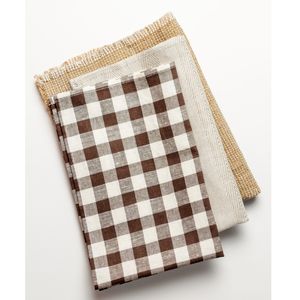 Toalla de cocina Check and Stripe Toallas de cocina de golf de la India Toalla de cocina reutilizable en precio al por mayor - Product Image 5