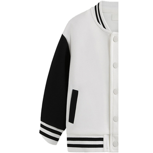 Factory Wholesale Custom Sheep Skin Genuine Varsity <b>Jacket</b> OEM Design Breathable Windproof High Quality Men Embroidery <b>Patch</b> - Product Image 6