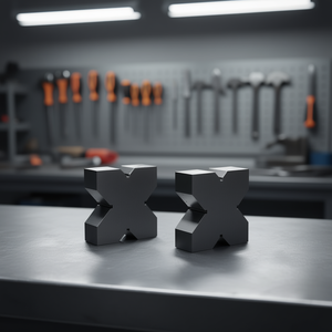 Paire de blocs en V en acier Facom, mandrin 20 microns - Product Image 3