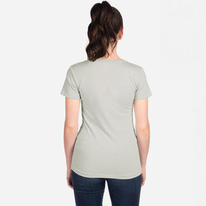 T-shirt idéal Premium 60% coton peigné filé à l'anneau, 40% polyester T-shirt ras du cou pour femmes Confort ultime respirant - Product Image 6