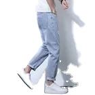 Nouveau style tendance, jean droit pour homme, coupe lourde, délavé à l'acide, confortable, taille ajustée, effet usé, fabriqué au Pakistan - Product Image 4