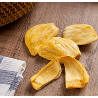 Zoete Knapperige Gedroogde Jackfruit Chips Van Vacuüm Gedroogde Rijpe Jackfruit Gemaakt In Vietnam