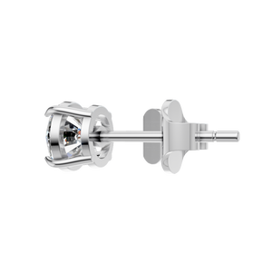 Pendientes de Botón Clásicos de Moissanita de 1 Quilate, Chapados en Oro de 14k y 18k para Mujer, Regalo de Compromiso, Boda, Fiesta, OEM/ODM - Product Image 2