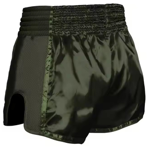Shorts de boxe MMA Muay Thai respirants mi-longs en tricot à cordon de serrage 100% polyester écologiques - Product Image 2