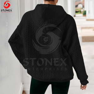 Sudadera con Capucha de Alta Calidad para Mujer, Mezcla de Algodón Premium, con Fabricación OEM ODM para Marcas Globales de Ropa - Product Image 3
