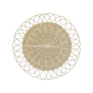 Eco Friendly Handmade Rattan <b>Placemat</b> Woven From Natural Fiber For <b>Dining</b> <b>Table</b> Styling And Sustainable Living - Product Image 1
