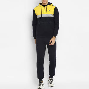 Conjunto Deportivo de Algodón 100% de Alta Calidad al por Mayor, Unisex, con Logotipo Personalizado, Pantalones con Cierre, Dos Piezas - Product Image 1