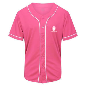Camiseta de Béisbol de Alta Calidad 100% Poliéster con Cuello en V, Duradera, Ligera, de Secado Rápido, Transpirable, Cómoda y Personalizable para Hombre Adulto - Product Image 1