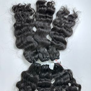 Gran oferta, extensiones de cabello ondulado rizado camboyano, máquina humana Virgen sin procesar, trama doble, sin enredos, sin desprendimiento, Vietnam - Product Image 6