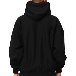 Diseñador Streetwear otoño bordado Sudadera con capucha de gran tamaño para los hombres de alta calidad de algodón polar pulóver personalizable al por mayor - Product Image 2