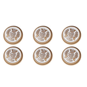 กระดุมเหล็กสำหรับชุดพิธีการคุณภาพสูง ออกแบบตามสั่ง กระดุมเหล็กสำหรับชุดพิธีการ - Product Image 1