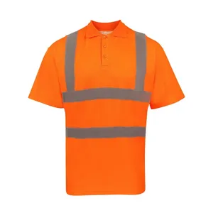 Polo Personalizzata in Policotone ad Alta Visibilità per Merchandising Promozionale - Product Image 5