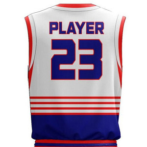 Tenues de basket-ball respirantes, taille personnalisée, saison estivale, 100% polyester, séchage rapide, impression par sublimation, uniformes de basket-ball - Product Image 6