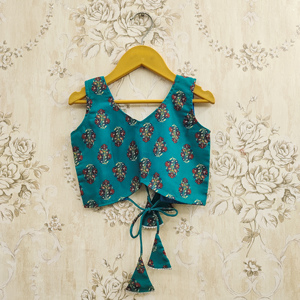 Lehenga Choli Étnico para Niñas, de Poliéster, Listo para Usar, Largo hasta el Suelo, Sin Arrugas, Elástico, Materiales Reciclados, Estampado Digital, Secado Rápido - Product Image 5