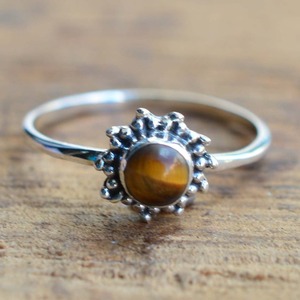 Classical <b>Ring</b> Jewelry For Women Silver Boho Style Jewelry 925 Sterling Silver Tiger Eye Gemstone Handmade <b>Ring</b> Gift For Wife - Product Image 4