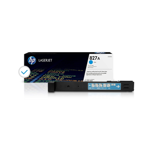 Cartucho de Tóner Cian Original HP 827A para LaserJet CF301A, Compatible con Impresoras, con Chip, para Uso en Varias Impresoras - Product Image 1