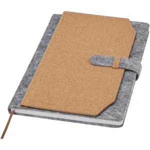 Viviana <b>A5</b> Cork Note Pad Sustainable Notebook for Effective Merchandising - Product Image 1