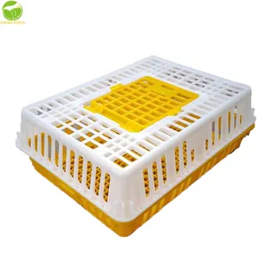 China Supplier Live Chicken Transport Cage Chick Turnover Box Plastic Transport Crate For Poultry Duck Chicken Farm