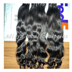 100% Extensions brutes alignées sur les cuticules de cheveux vierges Remy non transformés Bundles de vague naturelle-Source de confiance d'approvisionnement en gros indien - Product Image 6