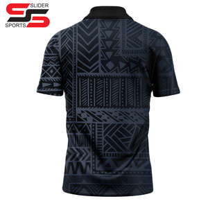 Nouveau populaire maille confortable et respirant séchage rapide hommes Polo personnalisé sublimé multicolore Polo T-Shirt pour hommes - Product Image 2