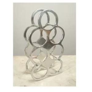 Porte-bouteilles en métal de qualité supérieure avec un design moderne et élégant pour la maison, la cuisine, la salle à manger, le bar et les cadeaux - Product Image 5