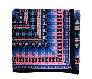 Couverture de selle western tissée à la main en tissu de coton durable, confortable avec motif tribal coloré, couleur et taille personnalisables - Product Image 3