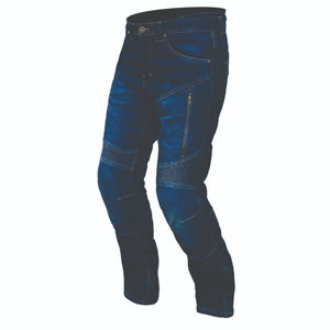 D-Ride Moto Jeans de moto pour homme bleu foncé respirant à séchage rapide avec protections renforcées sur les genoux et les cuisses OEM Plus Size Riders - Product Image 1