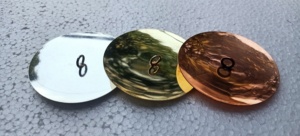 Custom Made Brass Conchos in Silver Gold and Copper Colors Available in Size 2.5 Inches - Product Image 5