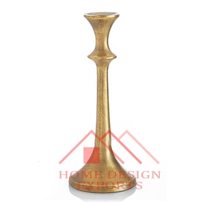 Candelabro con acabado dorado antiguo para decoración del hogar y la sala de estar, candelabro moderno más vendido - Product Image 3