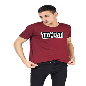 Camiseta extragrande de algodón 100% pesado con cuello redondo, camiseta en blanco, camiseta personalizada con logotipo estampado de alta calidad para hombre - Product Image 2