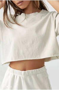 Promoción de verano Camisetas gráficas impresas personalizadas de gran tamaño Camisetas de algodón para mujeres con transferencia de calor para camisetas para hombres - Product Image 2