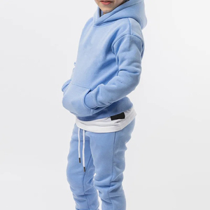 Conjuntos de Jogger para niños, conjunto de Sudadera con capucha personalizado de Material de algodón de alta calidad para niños, conjuntos de ropa para niños pequeños al por mayor, chándal para niños - Product Image 5