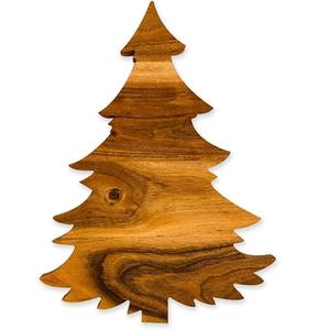 Grande planche à découper en bois de style sapin de Noël avec finition polie | Planche à découper durable pour la restauration et l'hôtellerie - Product Image 3