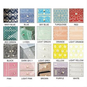 Mueble Moderno Personalizado con Incrustaciones de Hueso Pulido, Diseño Floral, Muebles de Alta Calidad para Sala de Estar, Dormitorio y Comedor - Product Image 2