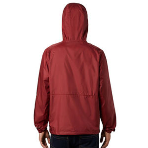 Manteau d'extérieur zippé à capuche pour homme sur mesure avec motif brodé, veste mince et imperméable de style urbain pour homme - Product Image 6