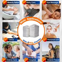 Serviettes jetables hygiéniques douces NIDY, absorbantes et respectueuses de la peau, pour spa, salon, soins capillaires, bien-être, soins personnels, beauté