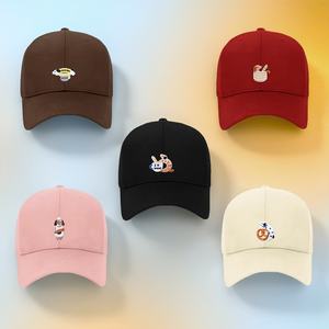 Parches Bordados en Stock, Lindos Parches de Perro Bordados, 100% Algodón, Estilo Deportivo Urbano, Gorro Tipo Bucket Informal - Product Image 1