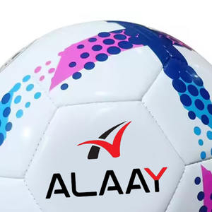 Alaay Balón de fútbol profesional PU cuero Color personalizado Size5 máquina cosida inflable profesional al por mayor - Product Image 6